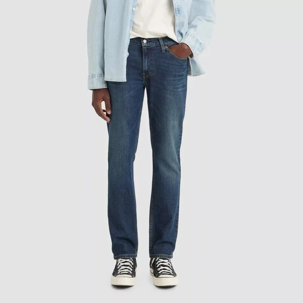 Levi's 511 Slim Fit Men's 38×32 Blue Jeans Denim Straight Leg Zip Fly